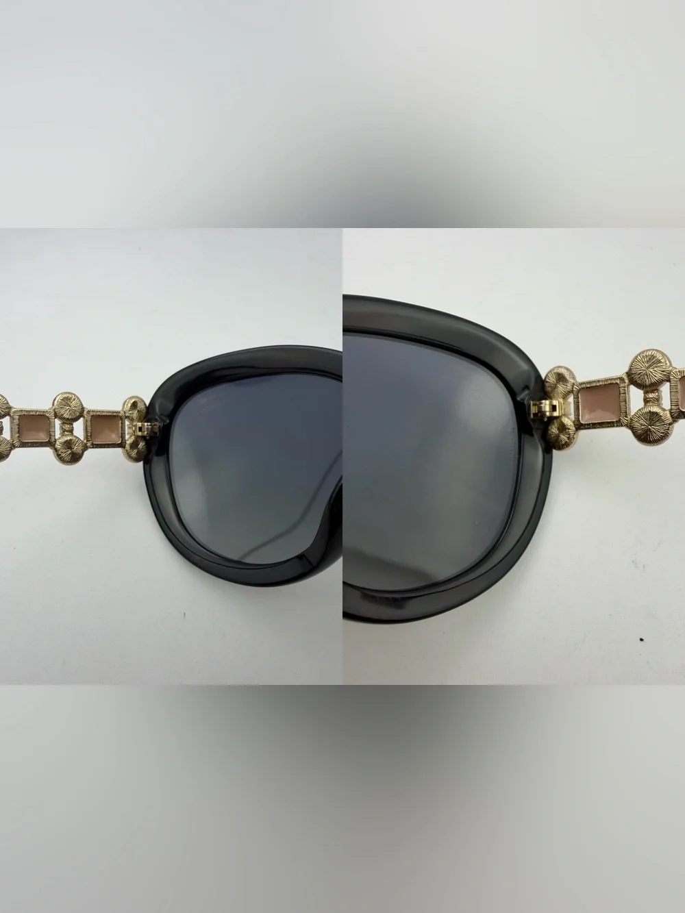 NWOT Vintage Chanel ‘Bijou’ Pearl Polarized Sunglasses ~ 5334-B-A